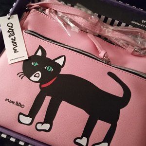 Marc Tetro Crossbody Cat Kitty bag and beanie